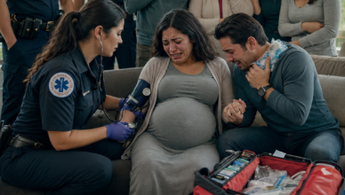 **Mi esposo me dejó sola mientras estaba de parto para llevar a su madre de compras… hasta que regresó a casa y la encontró completamente vacía.**
