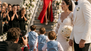 **Título completo:** La madre de mi ex me invitó a su lujosa boda para que todos me vieran ser humillada… Pero yo entré con los tres hijos que él nunca supo que eran suyos… Entonces mi pequeña hija hizo una pregunta inocente que detuvo por completo toda la ceremonia.