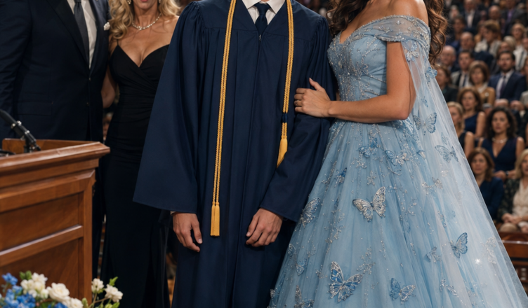 En la ceremonia de graduación, una sola palabra conmovió a toda la sala.
