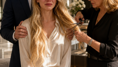 **La víspera de la defensa de mi tesis doctoral, mi esposo me sujetó mientras su madre me cortaba el cabello, repitiendo: «Las mujeres no tienen lugar en la universidad». Aun así, me presenté a la defensa… y lo que ocurrió cuando mi padre se levantó frente a todos los presentes los destruyó por completo.** **La víspera de la defensa de mi tesis doctoral, mi esposo me sujetó mientras su madre me cortaba el cabello, repitiendo: «Las mujeres no tienen lugar en la universidad». Aun así, me presenté a la defensa… y lo que ocurrió cuando mi padre se levantó frente a todos los presentes los destruyó por completo.**