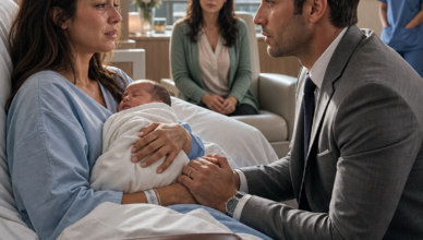 **Historia completa:** «Dos horas después de que naciera nuestro bebé, miré a mi esposo, esperando que sostuviera a nuestro hijo en brazos. En lugar de eso, se inclinó hacia mí y me susurró:»