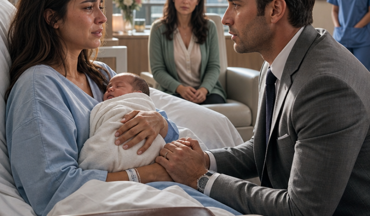 **Historia completa:** «Dos horas después de que naciera nuestro bebé, miré a mi esposo, esperando que sostuviera a nuestro hijo en brazos. En lugar de eso, se inclinó hacia mí y me susurró:»