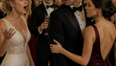 **Mi exmarido me invitó a su boda para verme llegar sola. Así que contraté a un actor para que fingiera ser mi pareja… pero cuando la novia lo vio a mi lado, su rostro perdió todo el color.**