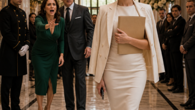 Entré a la gala del hotel de mi padre y oí a mi madrastra gritar: «Seguridad, sáquenla». Me marché sin decir palabra y, discretamente, transferí el hotel, el terreno y 24 millones de dólares a mi fideicomiso. Minutos después, mi teléfono se llenó de 74 llamadas perdidas. A medianoche, estaba golpeando mi puerta.