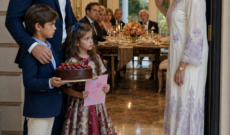 Mi madre dejó a mis hijos en el umbral el día de su 70.º cumpleaños porque «no había sitio», mientras el bolso de mi hermana ocupaba la única silla libre. Ese día cancelé la hipoteca que llevaba casi 9 años pagando en silencio… y antes de que terminara el verano, la casa que tanto habían querido proteger reveló la mentira de toda la familia…