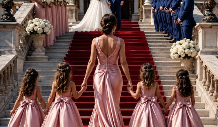 Invitó a su exesposa a su boda para humillarla, pero cuando ella llegó con sus tres hijos, todos los invitados se quedaron sin palabras.
