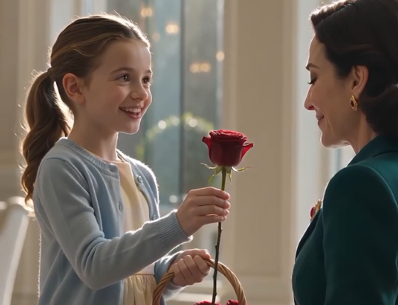 Una niña le ofreció una rosa en un hotel y, al ver su anillo, Elena descubrió un secreto que llevaba casi treinta años esperando