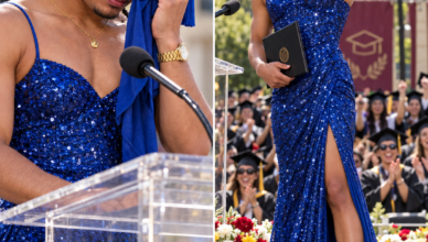 En la graduación, todos miraban el atuendo rojo de mi hijo, pero solo yo conocía la promesa que escondía