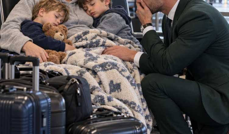Me reencontré con mi ex en el aeropuerto junto a dos niños que tenían mis mismos ojos